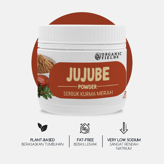 ORGANIC FIELDS Jujube Powder / Red Dates / Chinese Date  (120g)