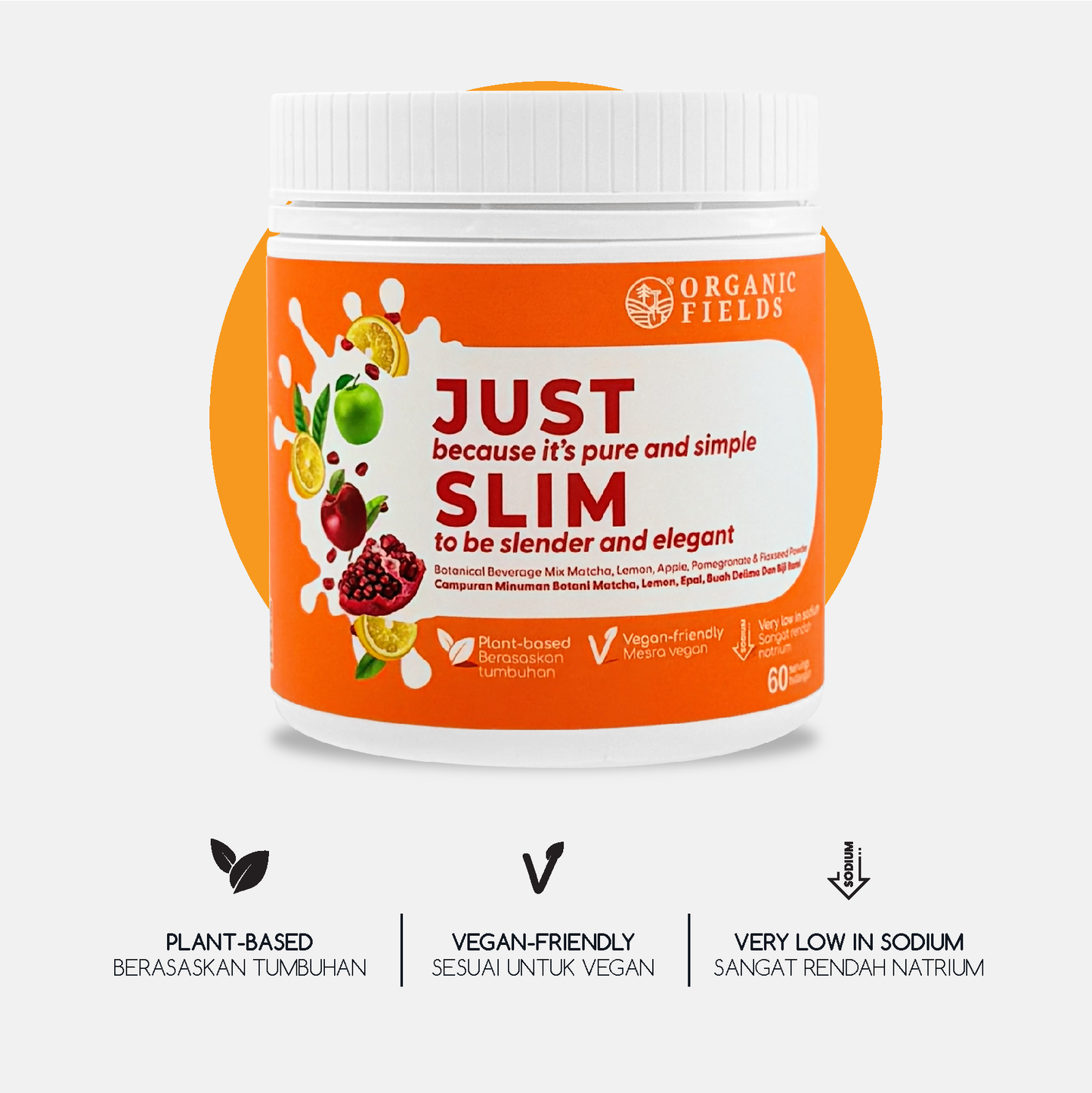 ORGANIC FIELDS Just Slim 180g