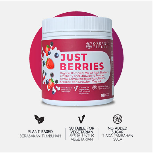 ORGANIC FIELDS Just Berries 180g