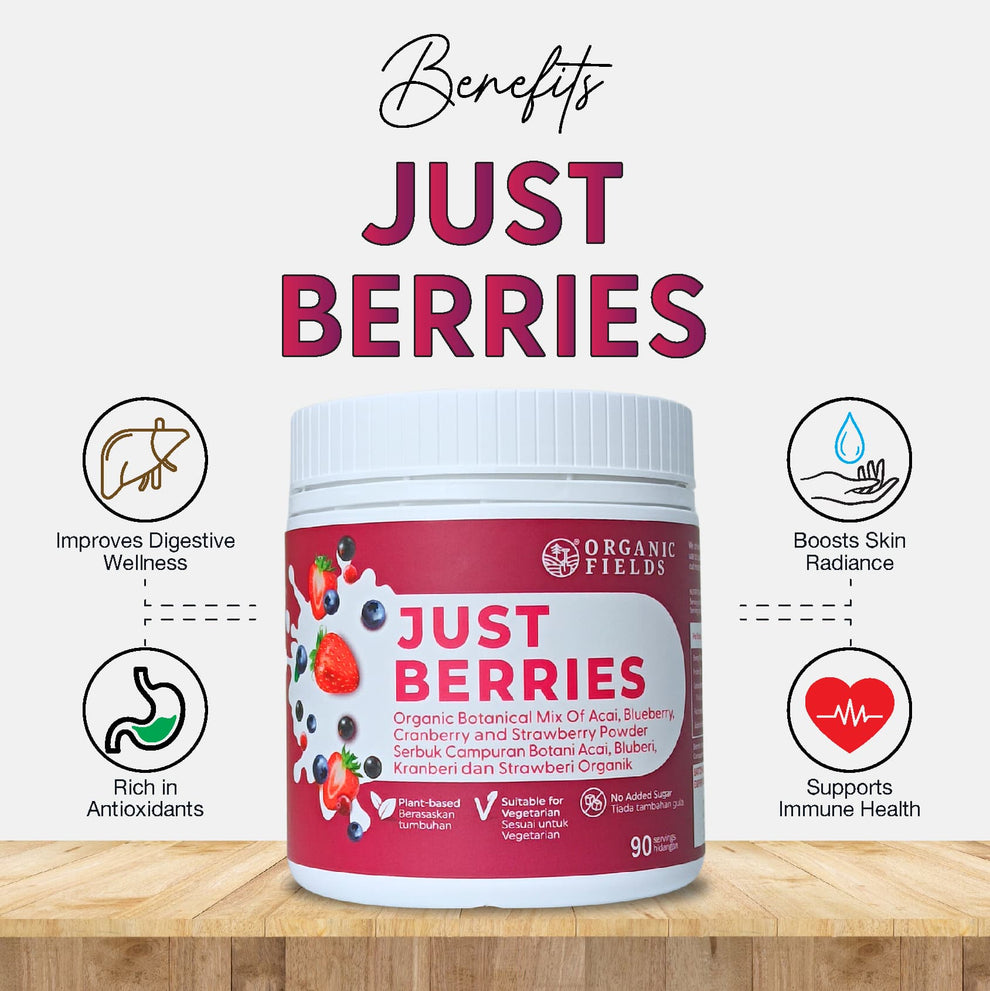 ORGANIC FIELDS Just Berries 180g