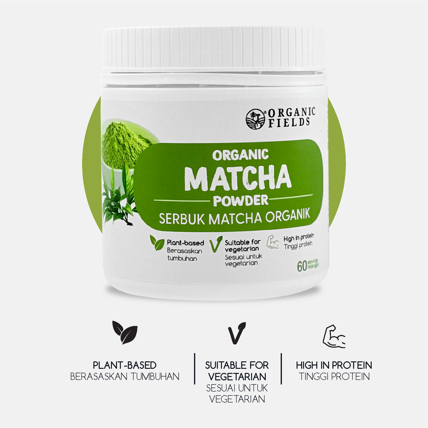 ORGANIC FIELDS Organic Matcha Powder
