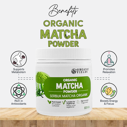 ORGANIC FIELDS Organic Matcha Powder
