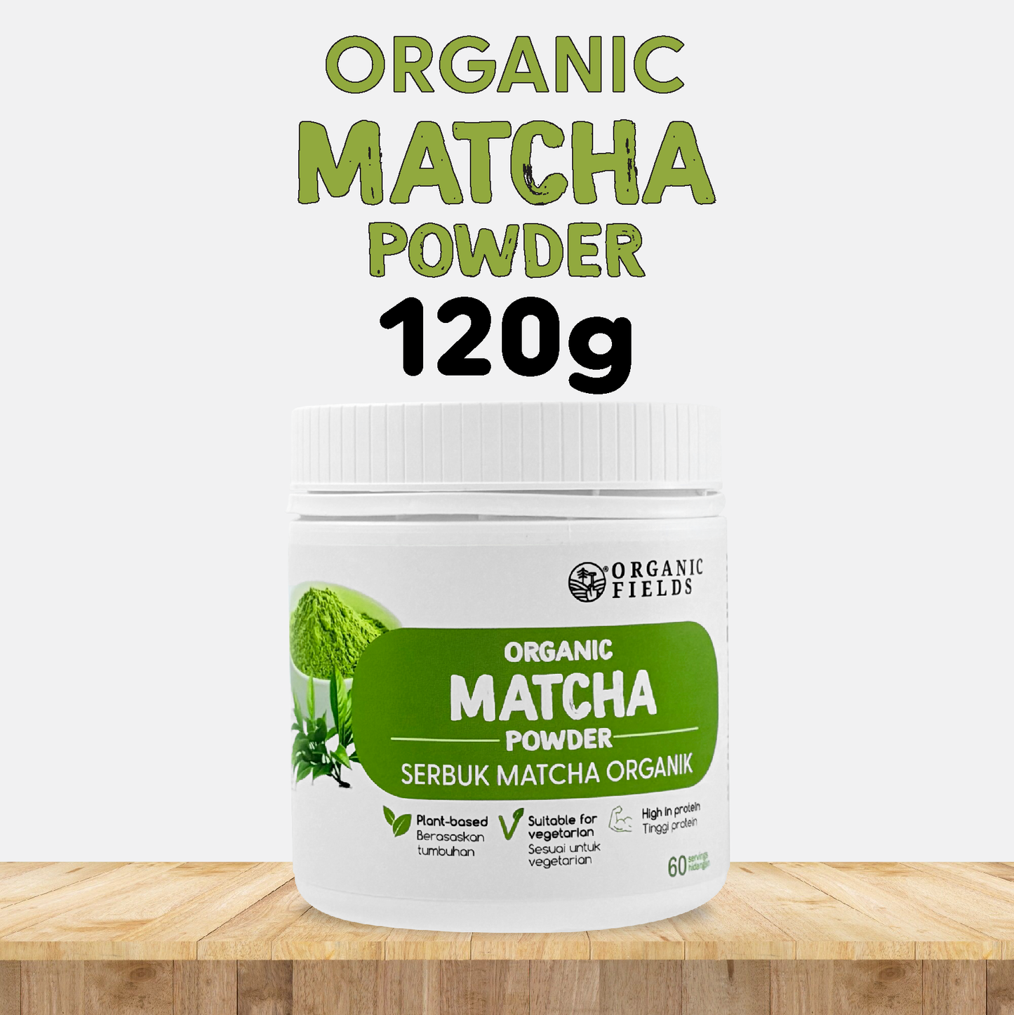 ORGANIC FIELDS Organic Matcha Powder