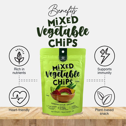 ORGANIC FIELDS Mix Vegetable Chips 50g