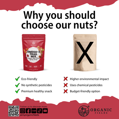 ORGANIC FIELDS Omega-3 Trail Mix
