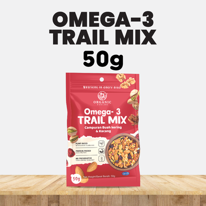 ORGANIC FIELDS Omega-3 Trail Mix