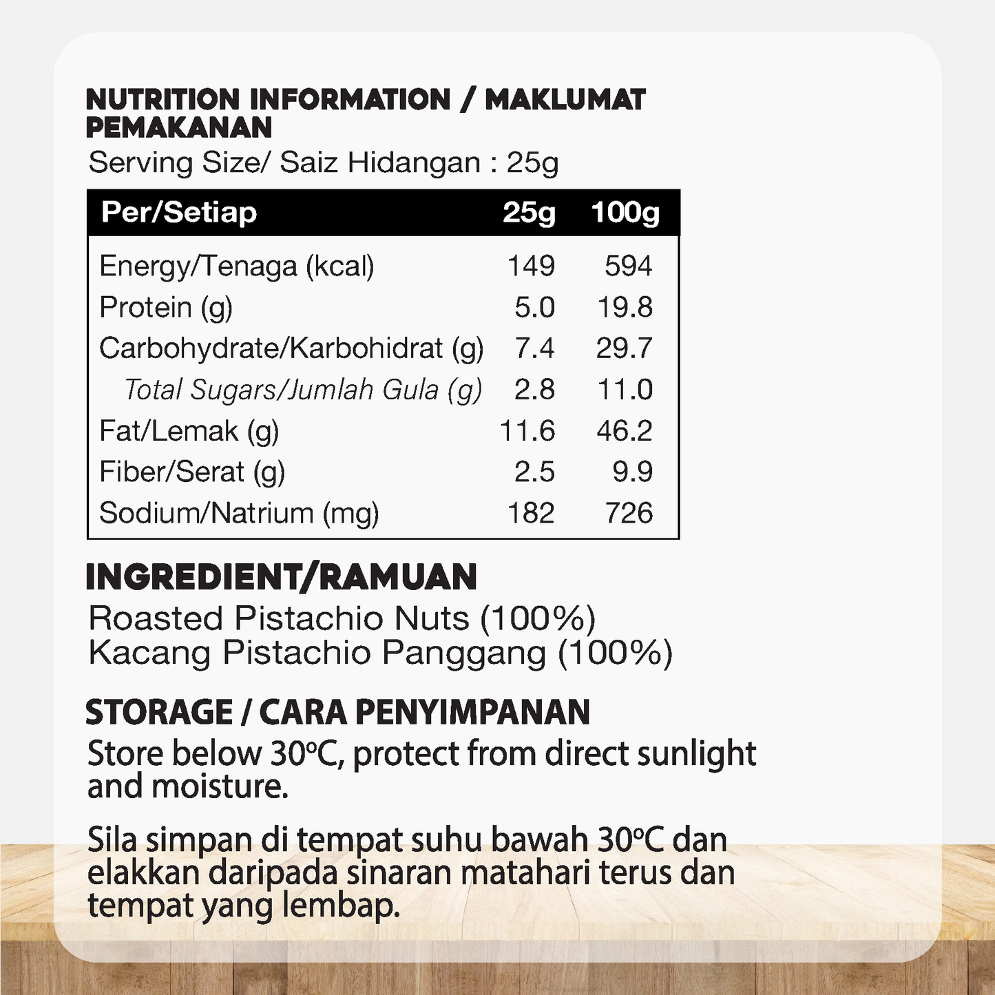 ORGANIC FIELDS Roasted Pistachio in Shell Salted