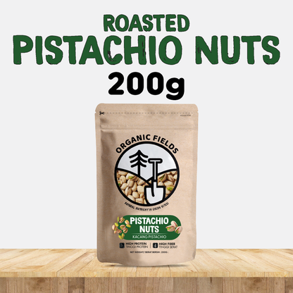 ORGANIC FIELDS Roasted Pistachio in Shell Salted