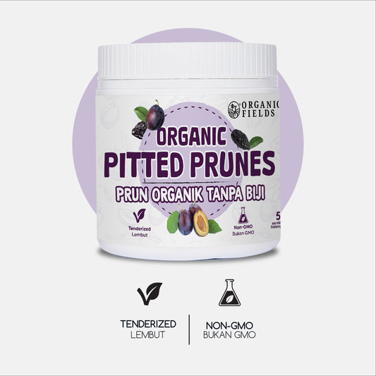 ORGANIC FIELDS Organic Pitted Prunes 200g