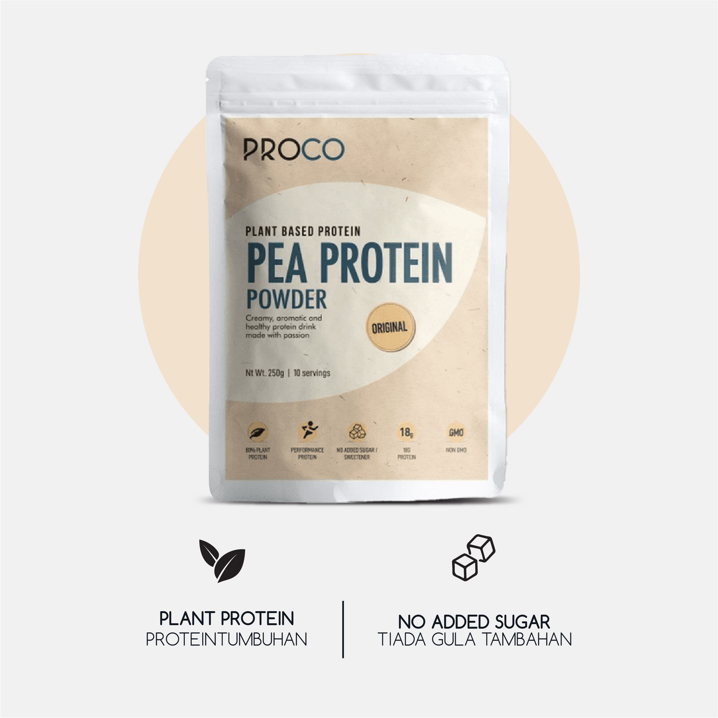 PROCO Pea Protein Original 250g