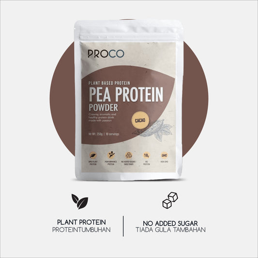 PROCO 豌豆蛋白可可 250 克
