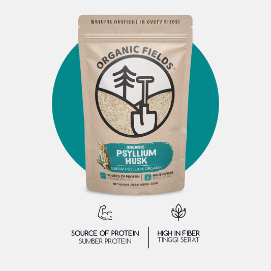ORGANIC FIELDS Organic Psyllium Husk