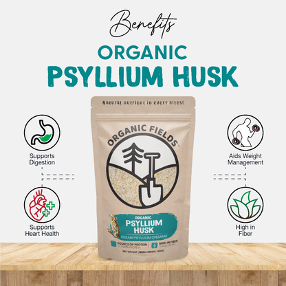 ORGANIC FIELDS Organic Psyllium Husk