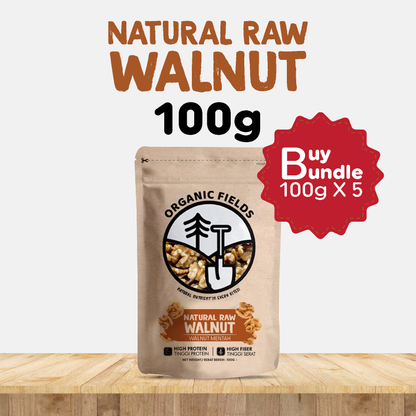 ORGANIC FIELDS Natural Raw Walnut
