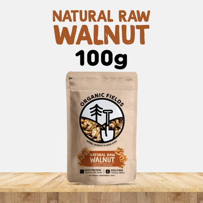 ORGANIC FIELDS Natural Raw Walnut
