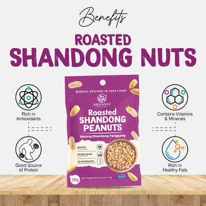 ORGANIC FIELDS Roasted Shandong Peanut 50g