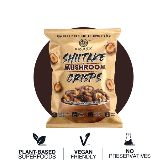 Shiitake Mushroom Crisps 50gm