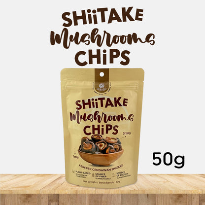 ORGANIC FIELDS Shiitake Mushroom Crisps 50g