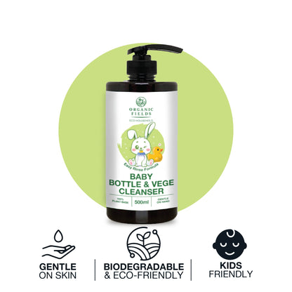 Baby Bottle Cleanser & Vege Wash (500ml) | Plant-based