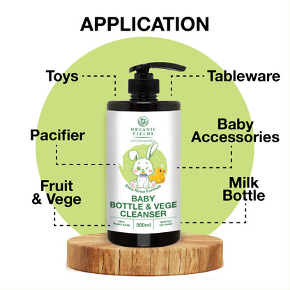婴儿奶瓶清洁剂和蔬菜清洗剂 (500ml) |植物性