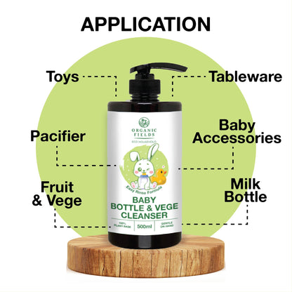 Baby Bottle Cleanser & Vege Wash (500ml) | Plant-based