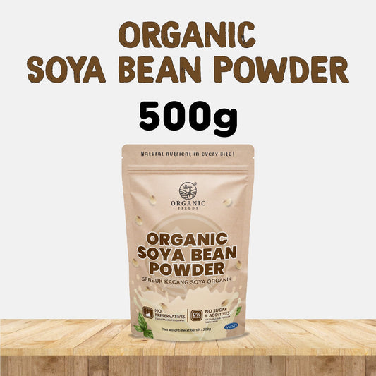 ORGANIC FIELDS Organic Soya Bean Powder 500g