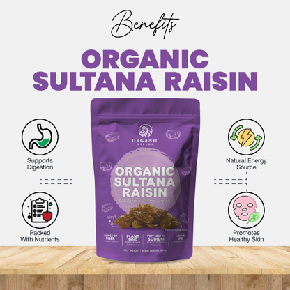 ORGANIC FIELDS Organic Sultana Raisin