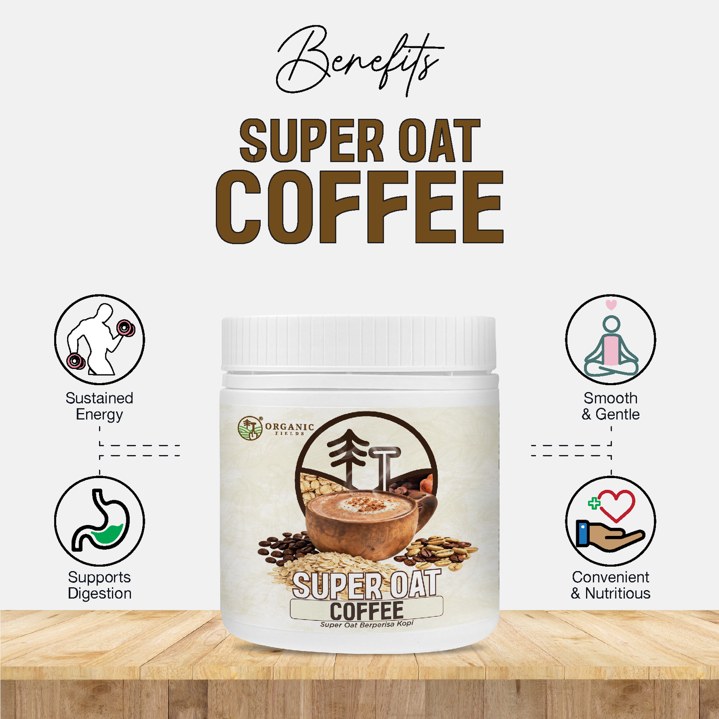 ORGANIC FIELDS Super Oat (210g)