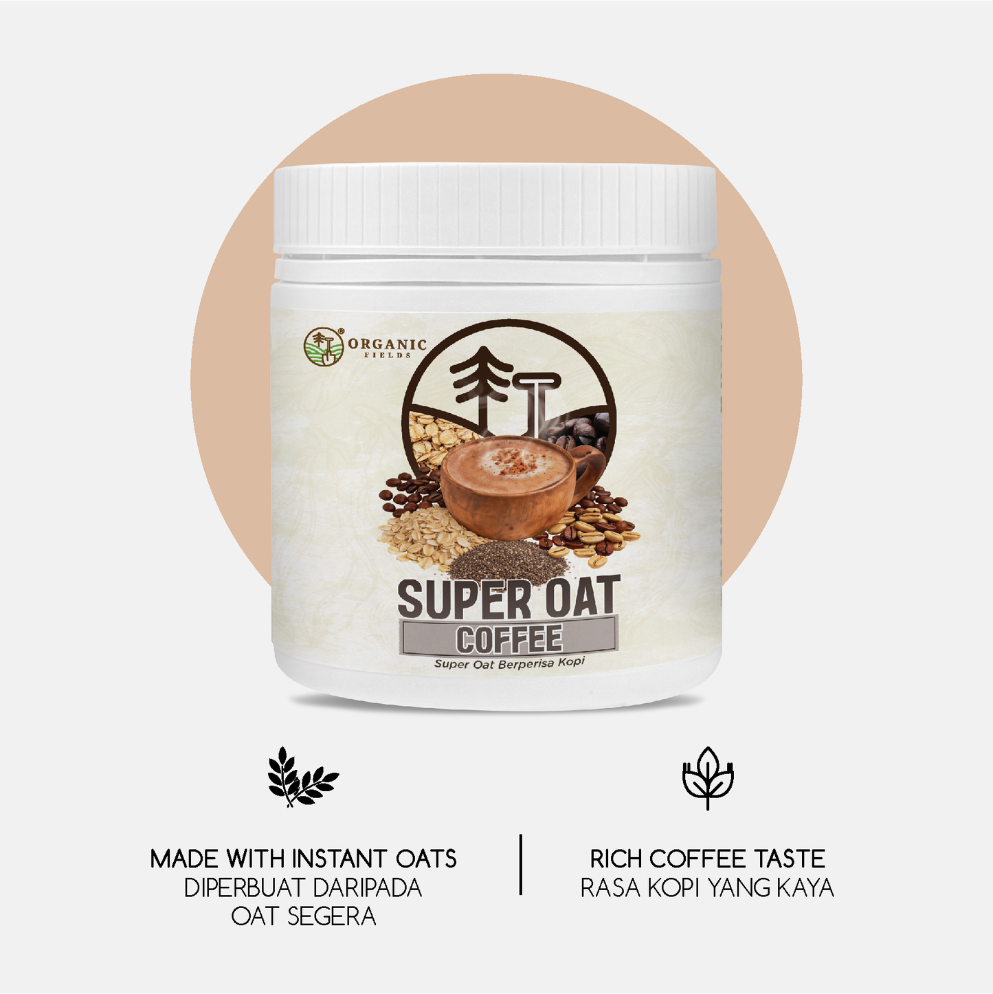 ORGANIC FIELDS Super Oat (210g)