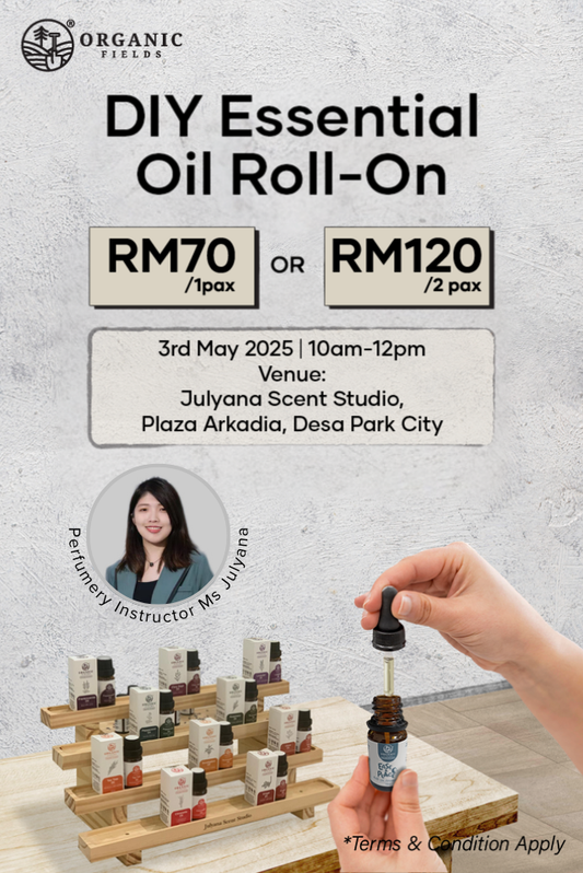 DIY精油滚珠工作坊（新手合适） | DIY Essential Oil Roll-On Workshop (beginner-friendly)