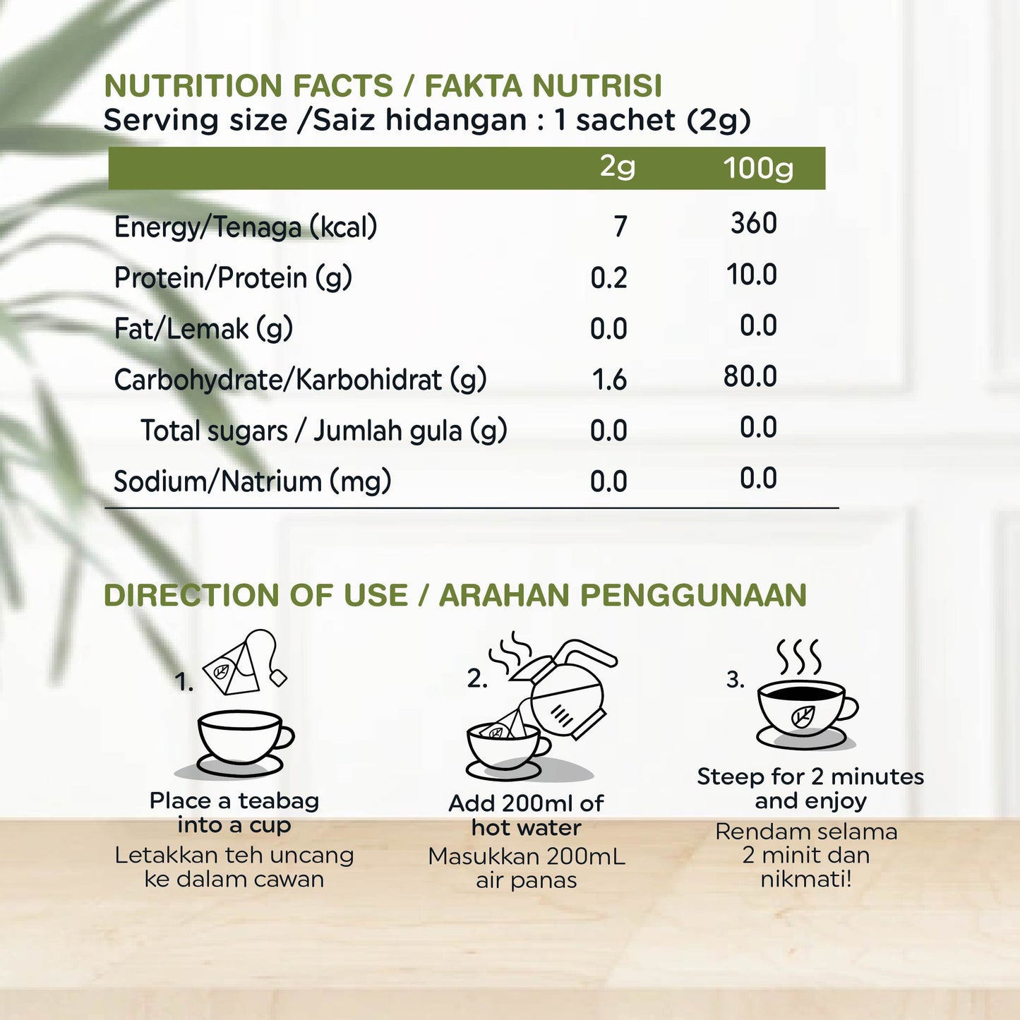 Holistea Gluco Tea