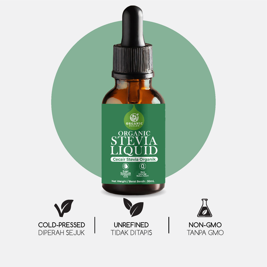 Organic Fields Organic Stevia Liquid 30ml