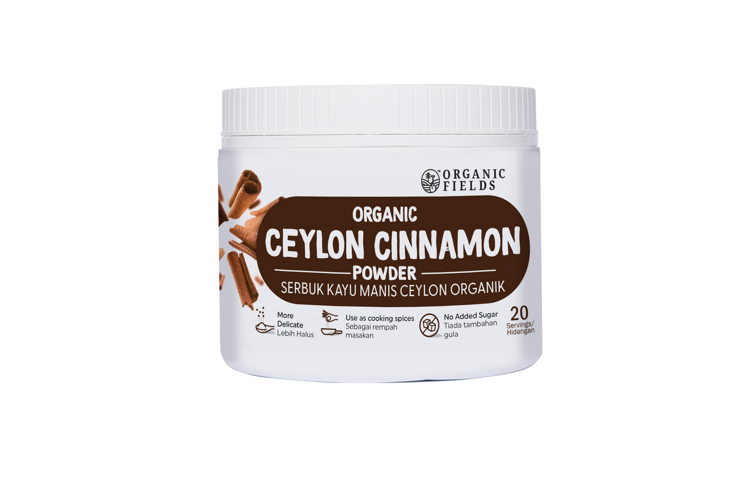 ORGANIC FIELDS Organic Ceylon Cinnamon Powder