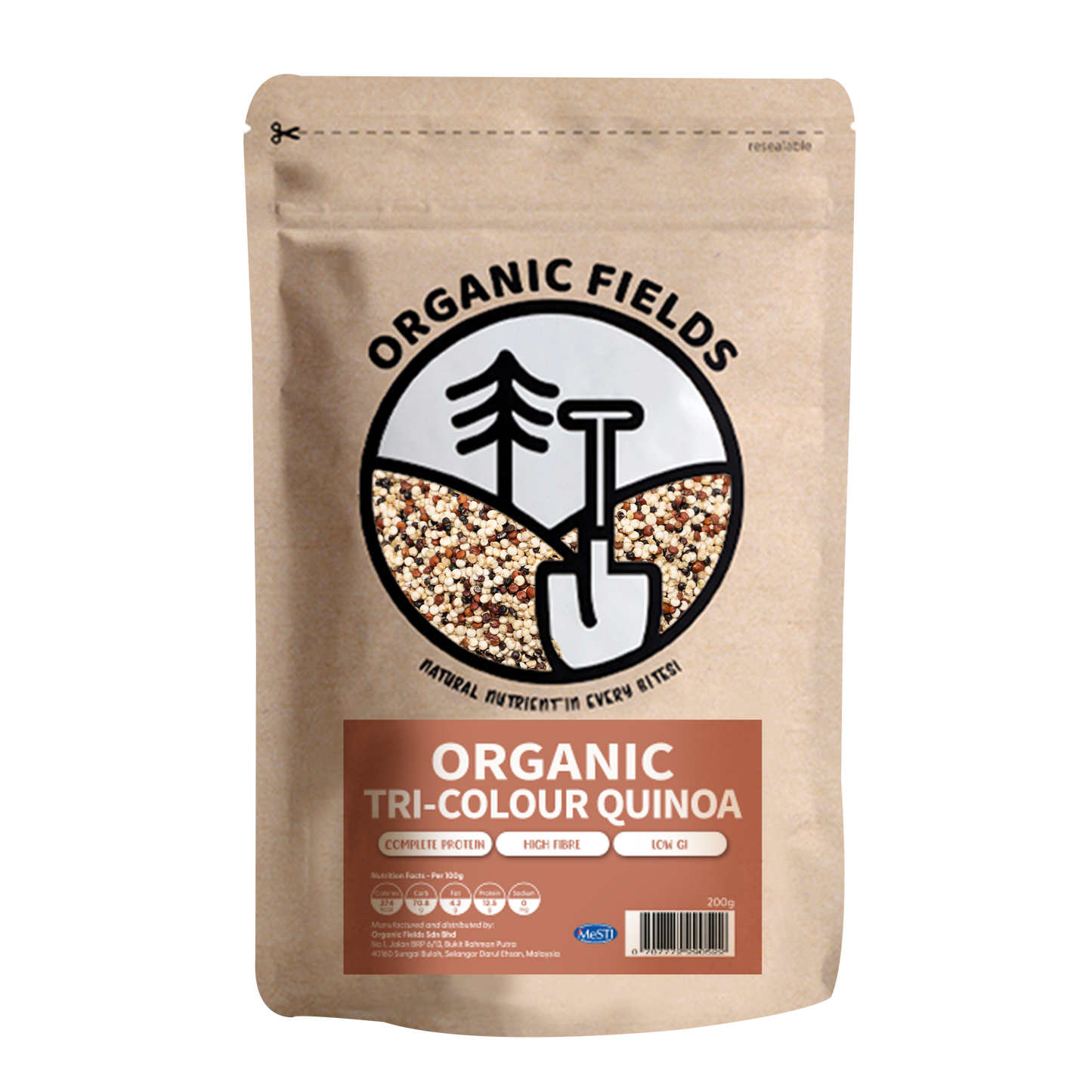 Organic Tri-Colour Quinoa 200g