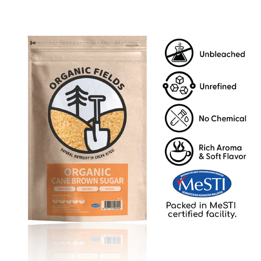 Organic Cane Brown Sugar 400gm