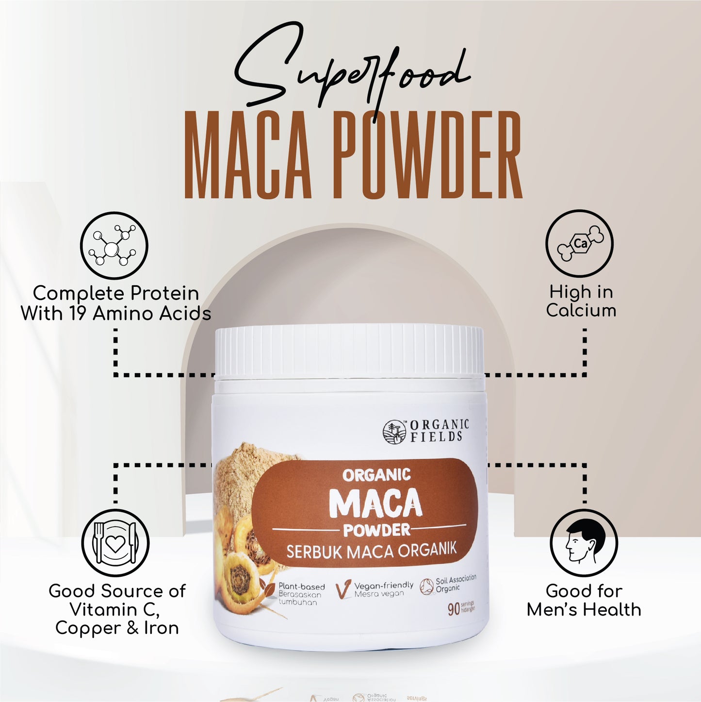 Organic Maca Powder 180GM