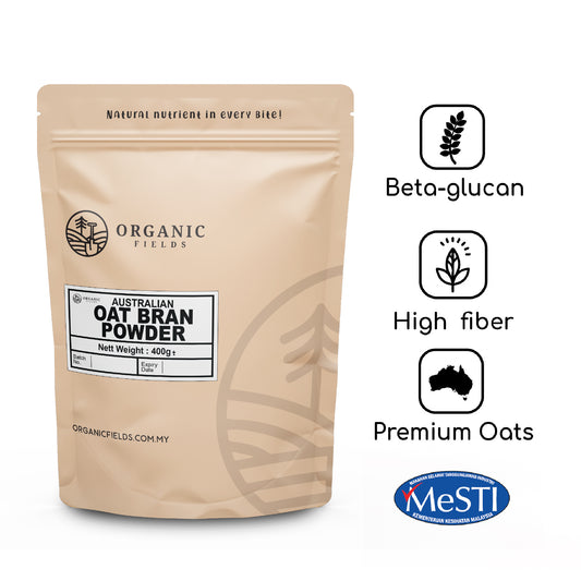 Natural Australian Oat Bran Powder 400gm