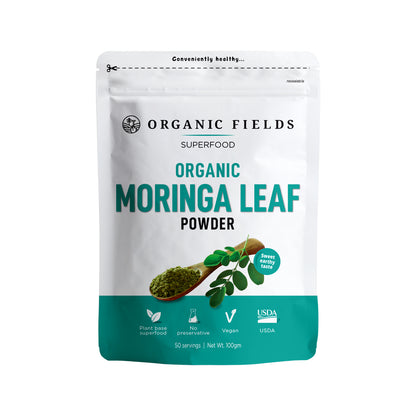 Organic Moringa Leaf Powder 180gm