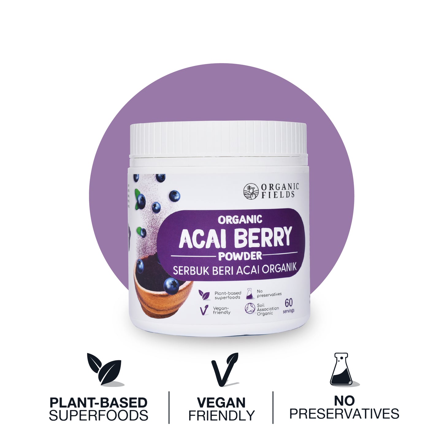 Organic Acai Berry 120gm