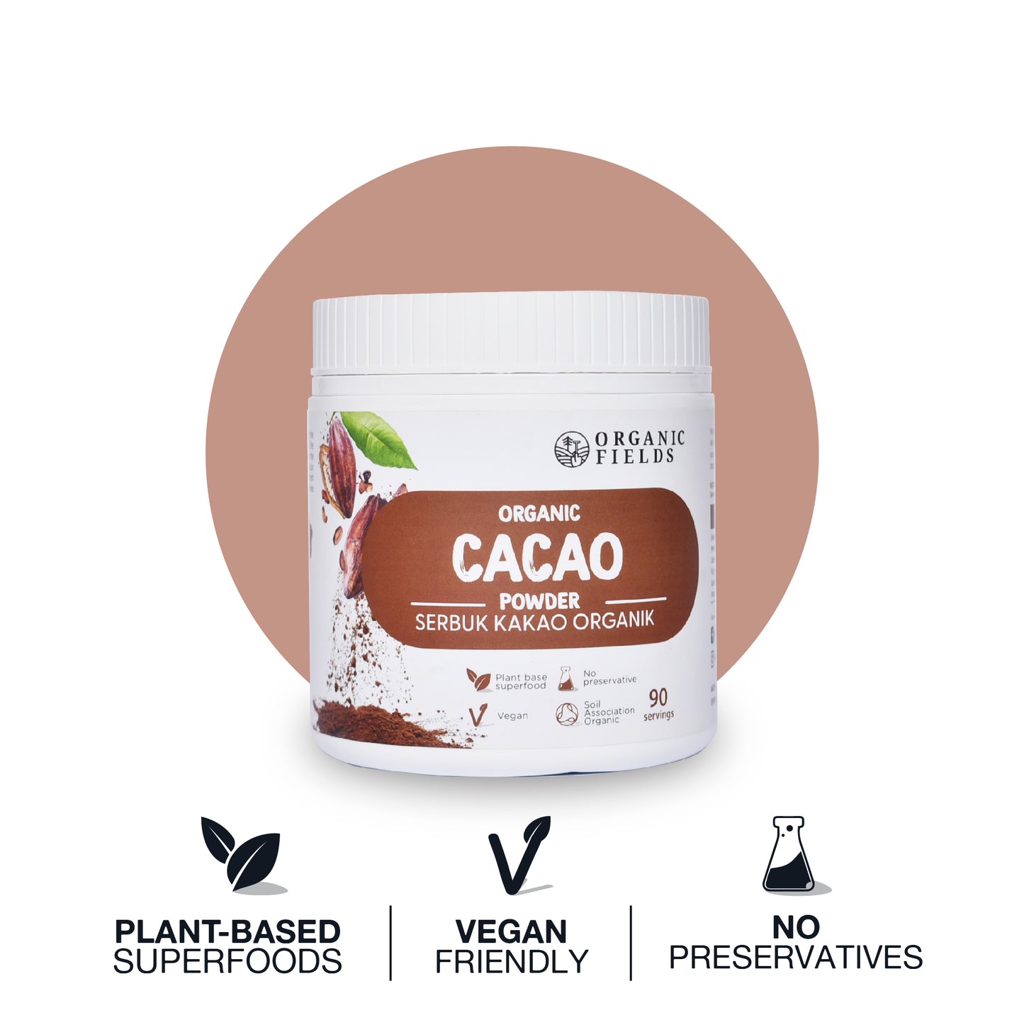 Organic Cacao Powder 180gm