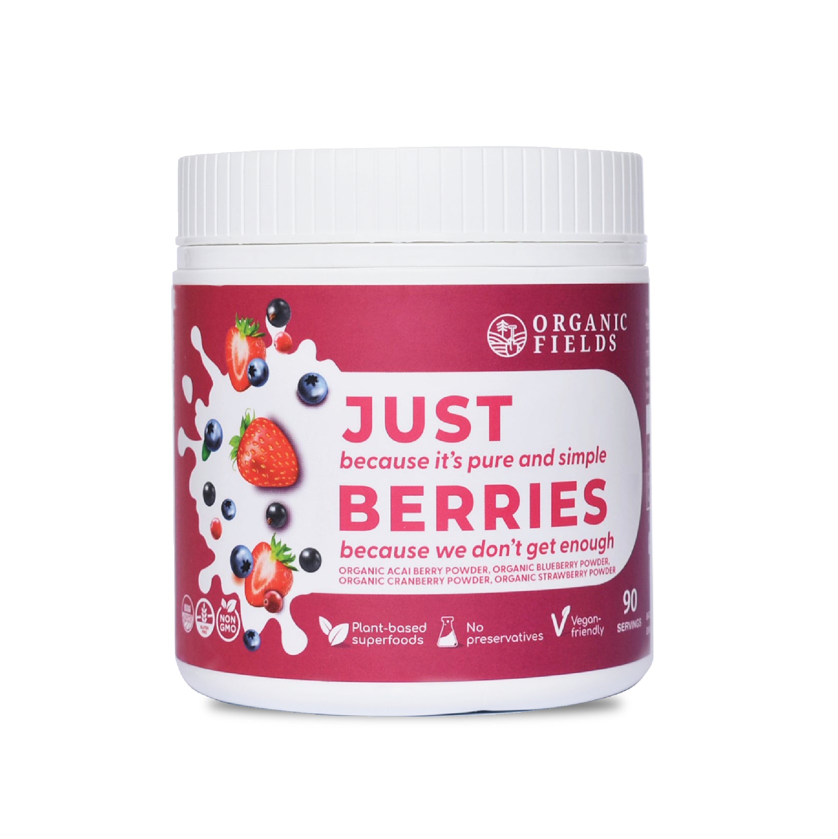 Just Berries 180gm – ORGANIC FIELDS