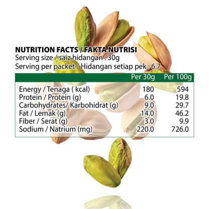 Roasted Pistachio in Shell Salted 200gm