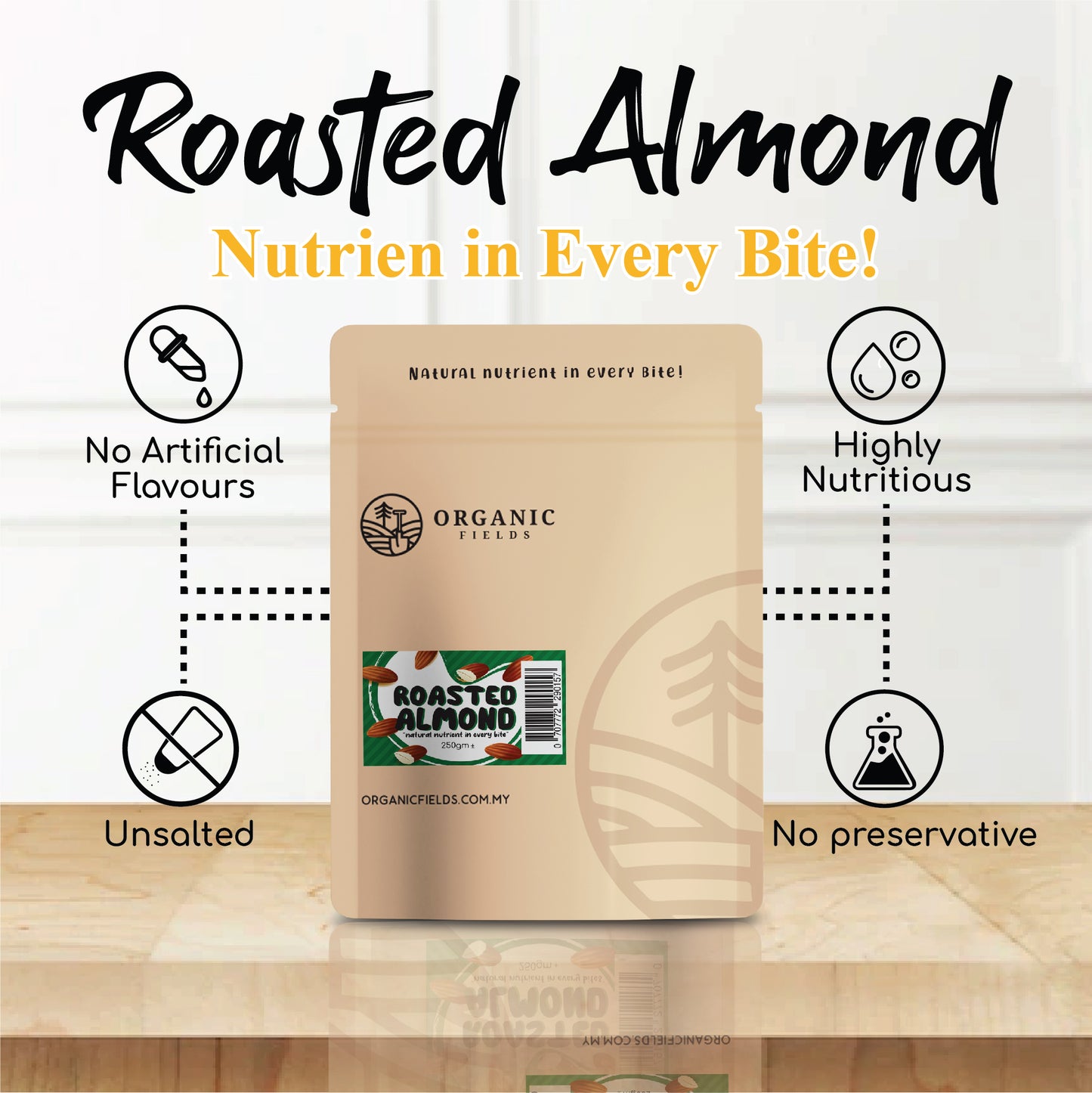 Roasted Almond Nuts